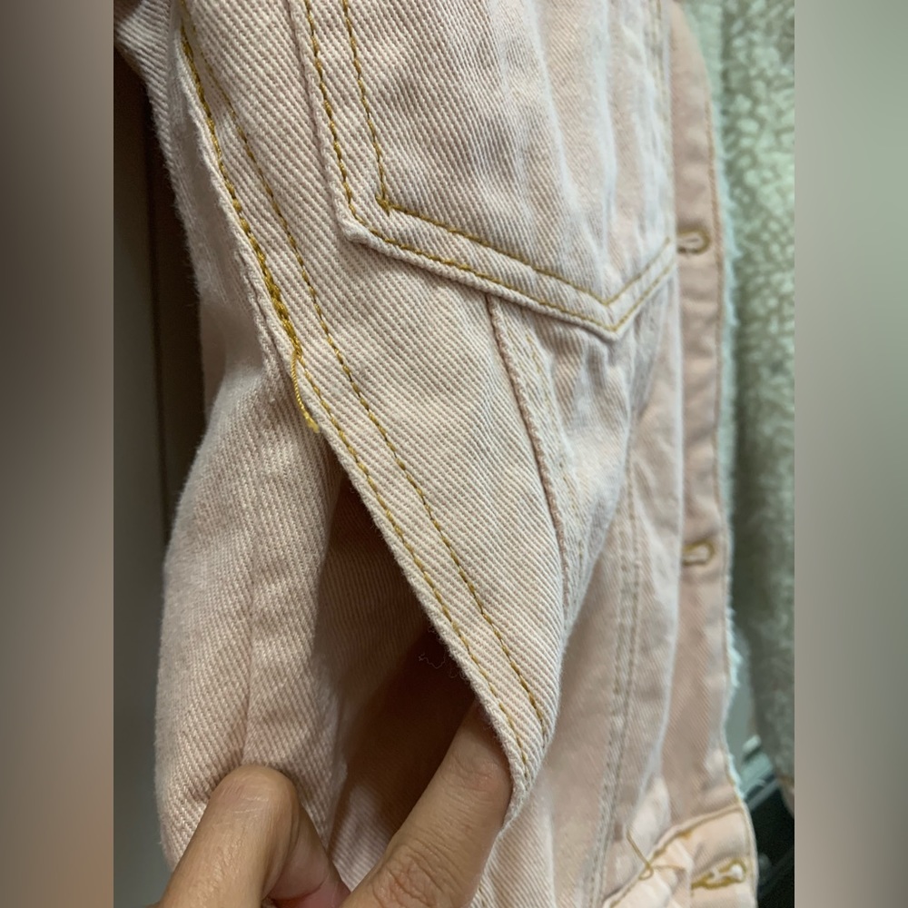 Pink button jacket with pockets - Picture 6 of 6
